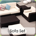 Rattan-sofa